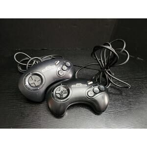 Pair Set of 2 Sega Genesis Controllers OEM‎ Model 1650